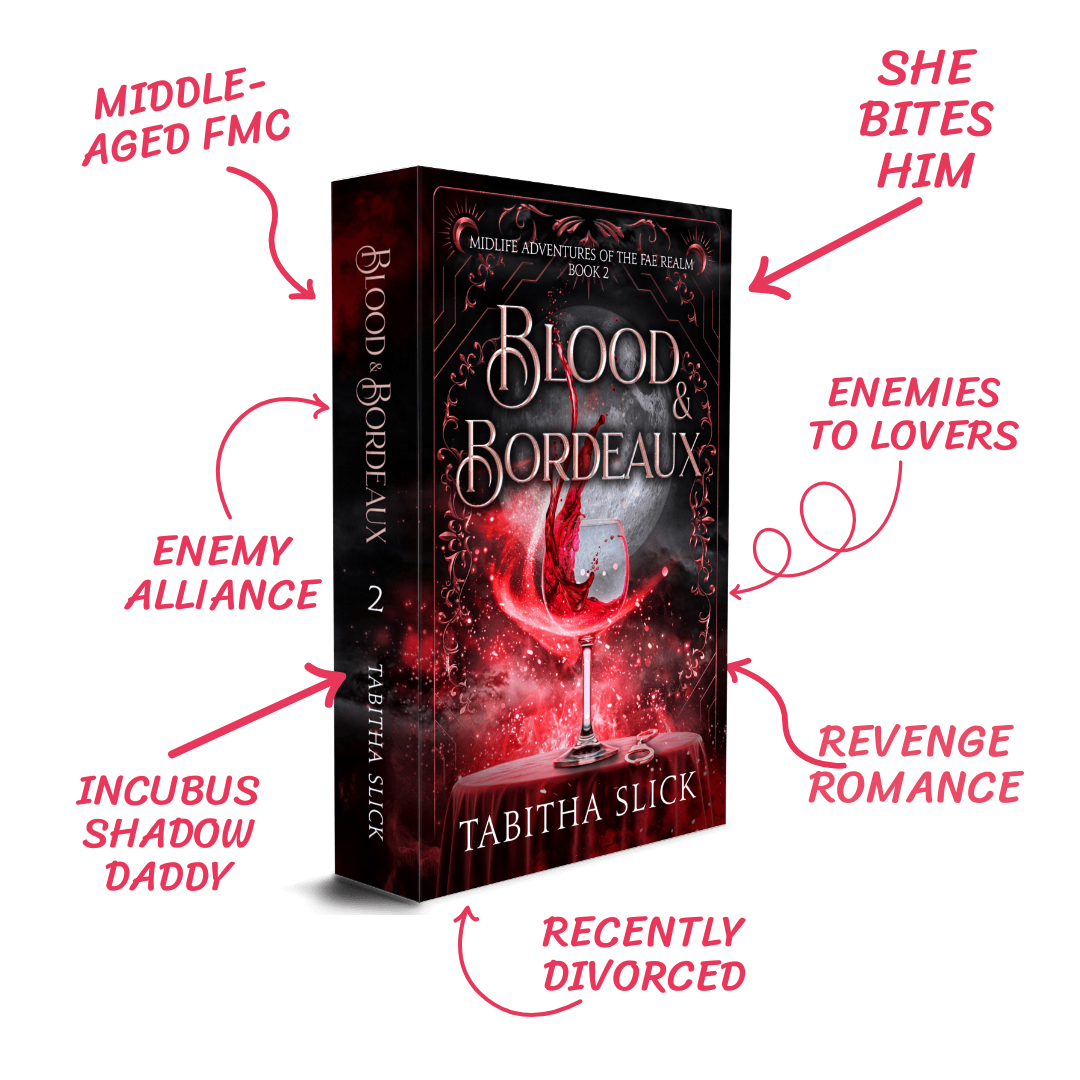 Blood & bordeaux Book cover and tropes
